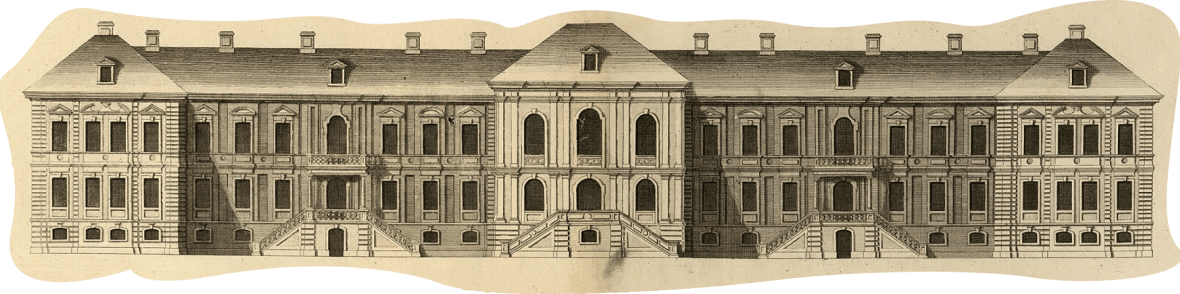 План дворца Прасковьи Фёдоровны, который Академия использовала до сноса в 1820-е годы